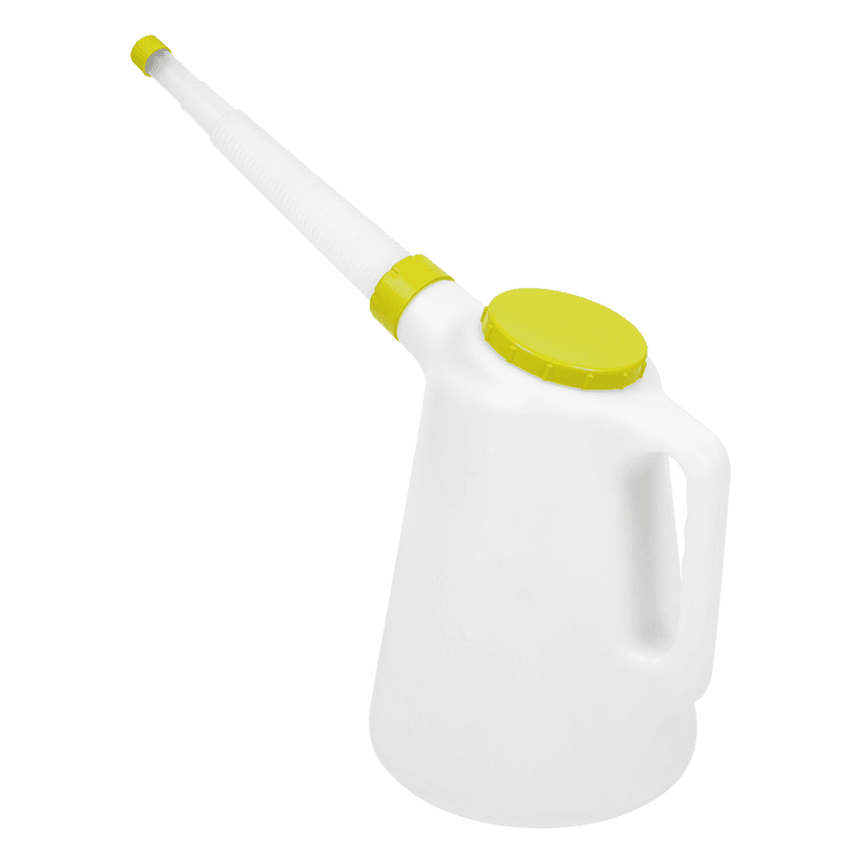 Sealey Oil Container with Lime Lid & Flexible Spout 5L Model No JDL5L