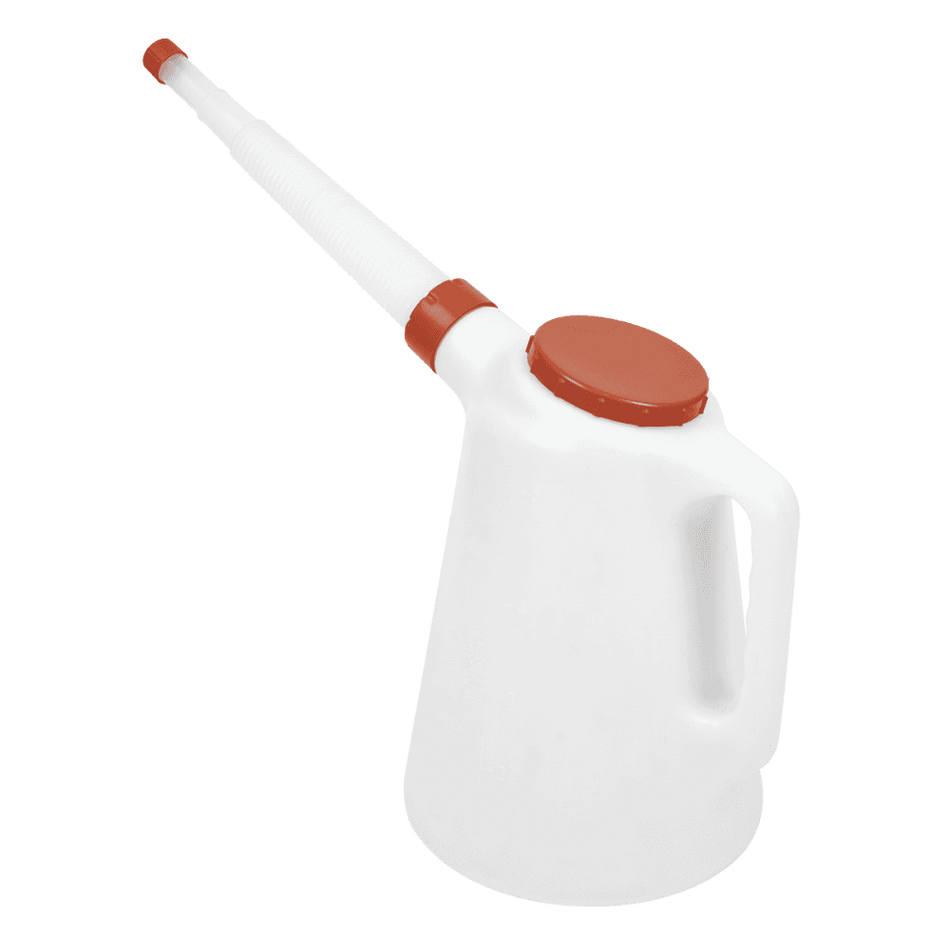 Sealey Oil Container with Red Lid & Flexible Spout 5L Model No JDL5R