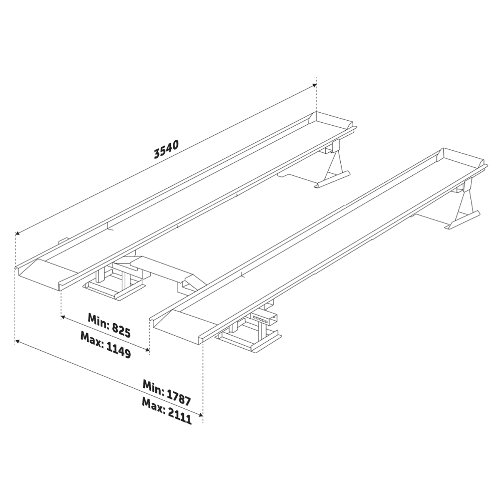 Sealey Car Lift/Ramp 3 Tonne Model No MR1