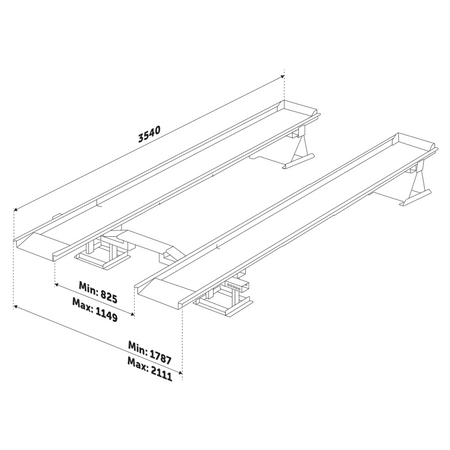 Sealey Car Lift/Ramp 3 Tonne Model No MR1
