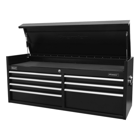 Sealey Topchest 7 Drawer 1415mm Heavy-Duty Black Model No PTB141507
