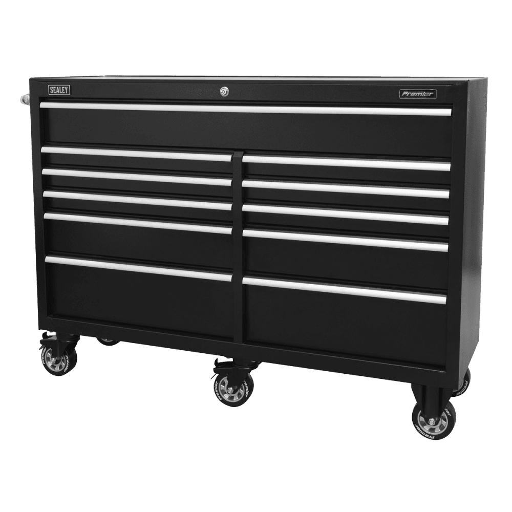 Sealey Rollcab 11 Drawer 1430mm Heavy-Duty Black Model No PTB143011