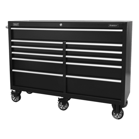 Sealey Rollcab 11 Drawer 1430mm Heavy-Duty Black Model No PTB143011