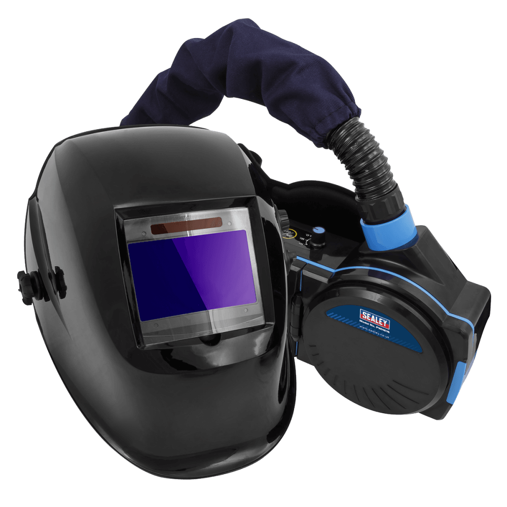 Sealey Welding Helmet with Powered Air Purifying Respirator (PAPR) Auto Darkening Model No PWH616