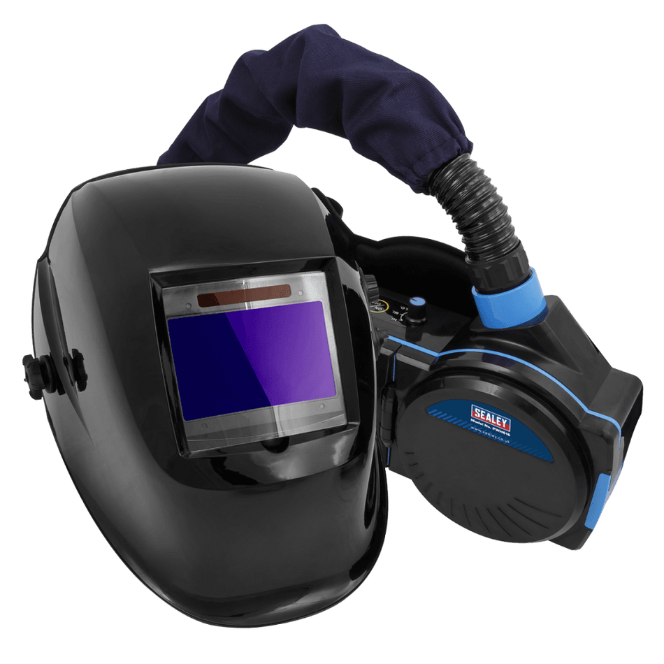 Sealey Welding Helmet with Powered Air Purifying Respirator (PAPR) Auto Darkening Model No PWH616