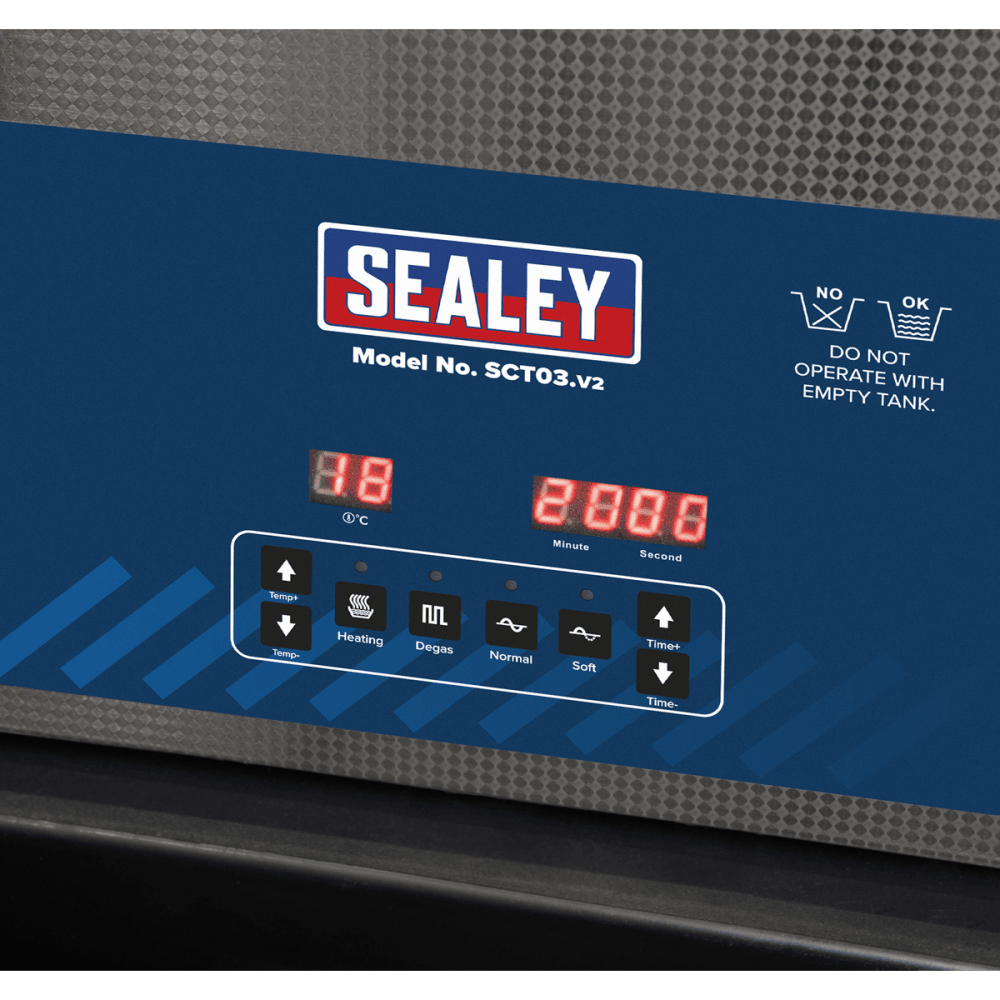 Sealey Ultrasonic Cleaner 3L Model No SCT03