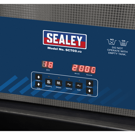 Sealey Ultrasonic Cleaner 3L Model No SCT03