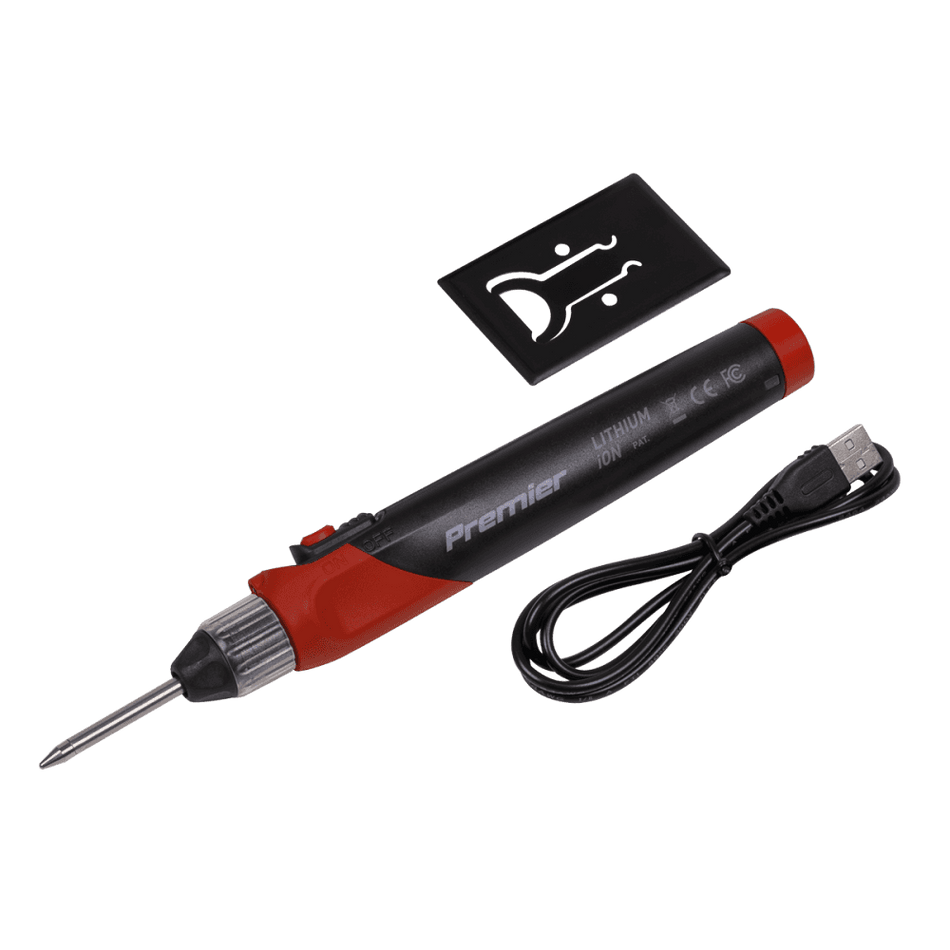 Sealey Lithium-ion Rechargeable Soldering Iron 12W Model No SDL10