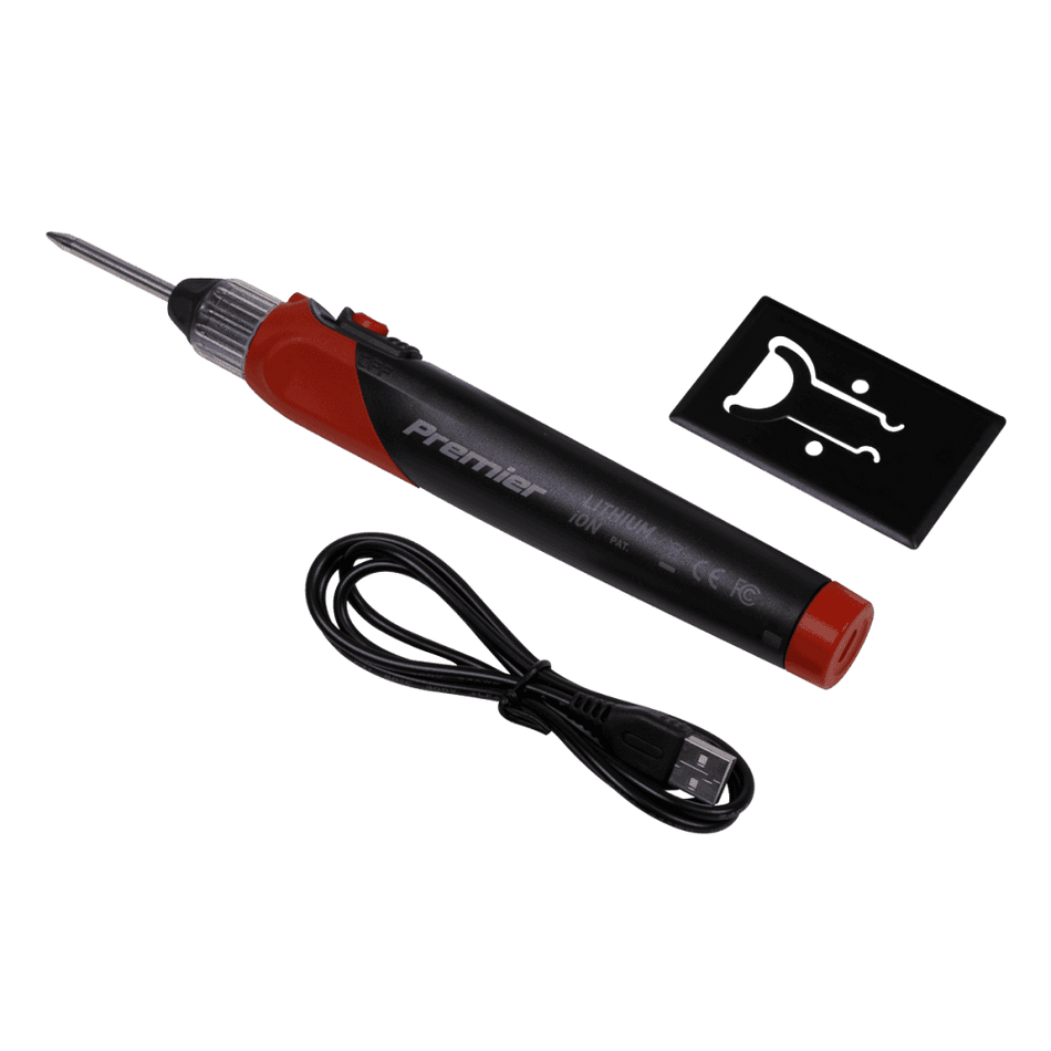 Sealey Lithium-ion Rechargeable Soldering Iron 12W Model No SDL10