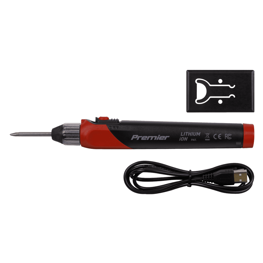 Sealey Lithium-ion Rechargeable Soldering Iron 12W Model No SDL10