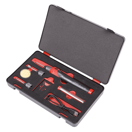 Sealey Lithium-ion Rechargeable Soldering Iron Kit 30W Model No SDL11