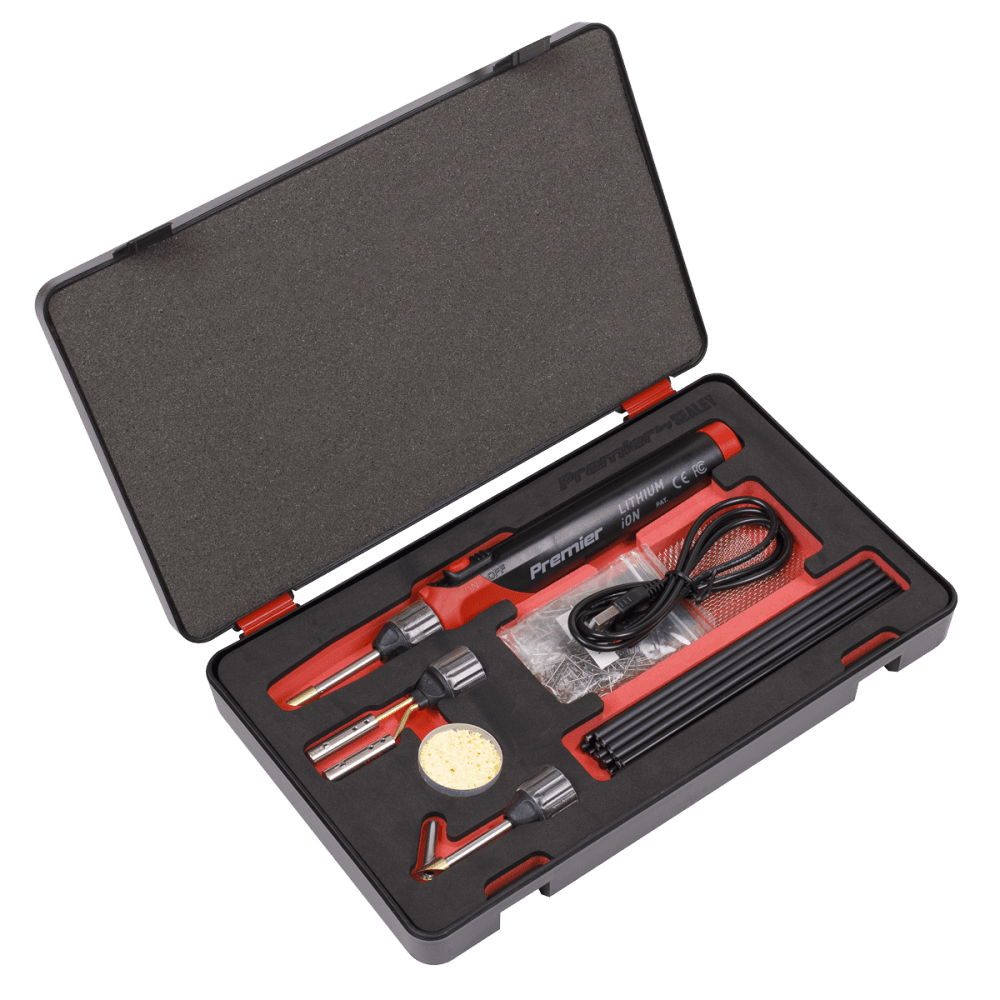 Sealey Lithium-ion Rechargeable Plastic Welding Repair Kit 30W Model No SDL14