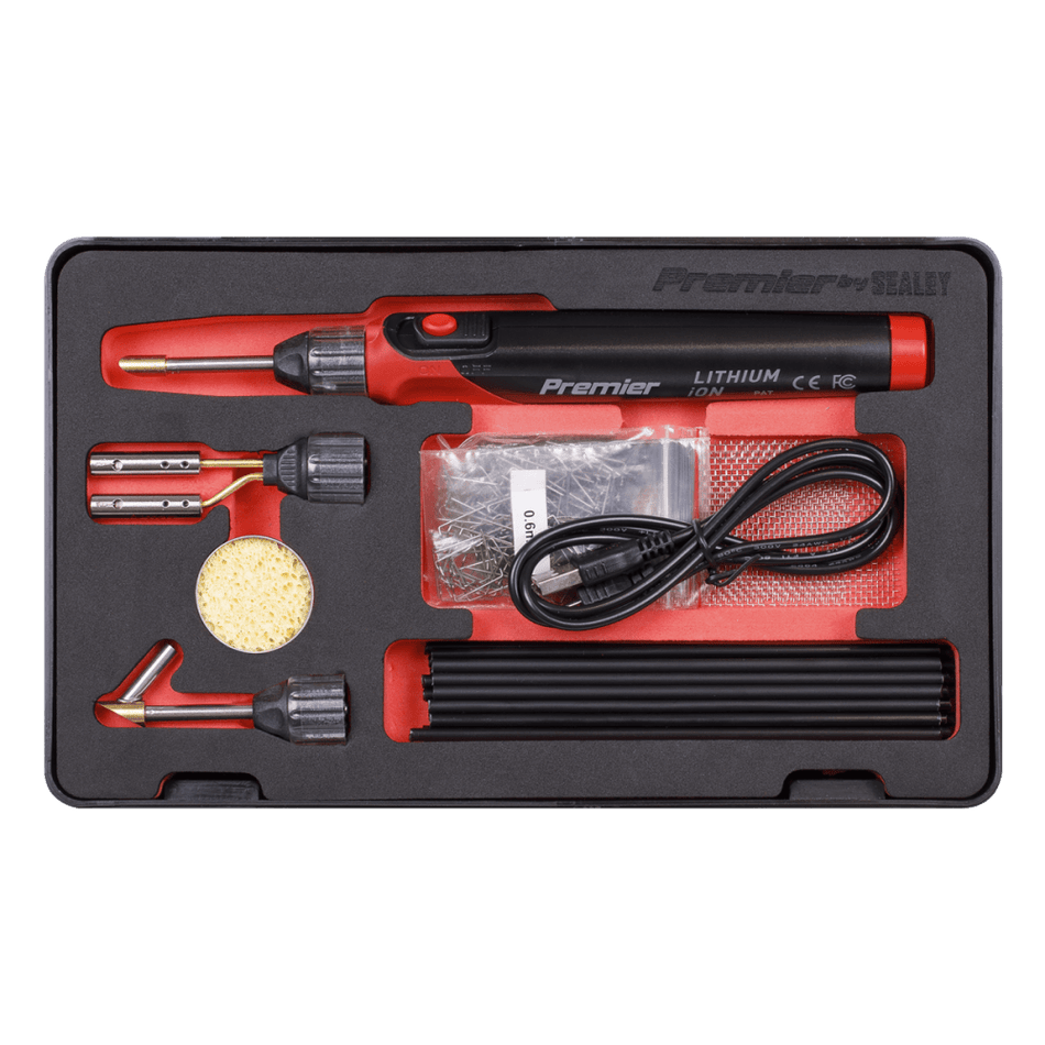 Sealey Lithium-ion Rechargeable Plastic Welding Repair Kit 30W Model No SDL14