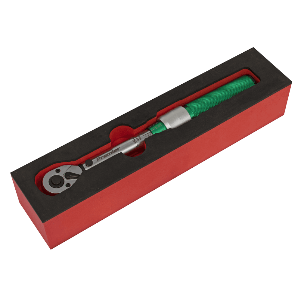 Sealey Torque Wrench Micrometer Style 1/4"Sq Drive 5-25Nm - Calibrated Model No STW901