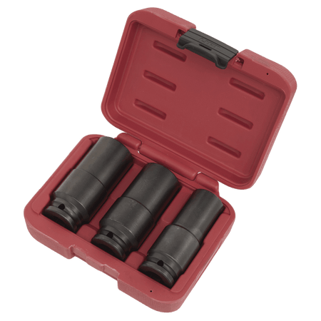 Sealey Weighted Impact Socket Set 1/2"Sq Drive 3pc Model No SX319