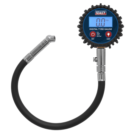 Sealey Digital Tyre Pressure Gauge with Push-On Connector Model No TST002