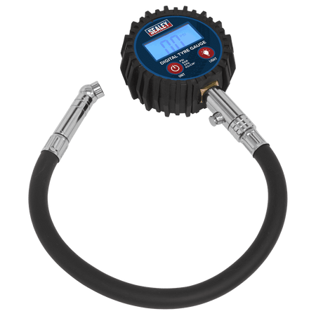 Sealey Digital Tyre Pressure Gauge with Push-On Connector Model No TST002
