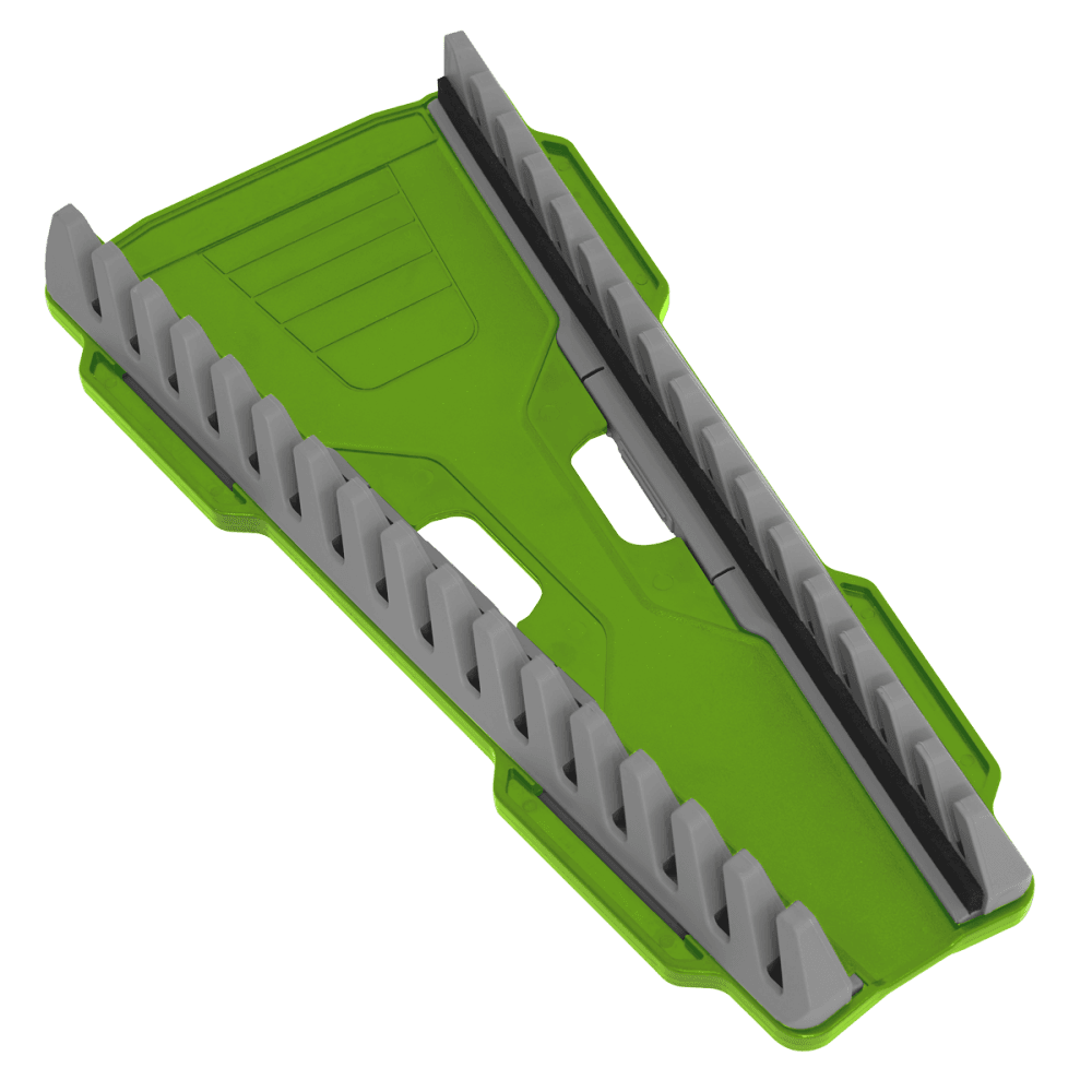 Sealey Reversible Spanner Rack 16pc Hi-Vis Green Model No WR11HV