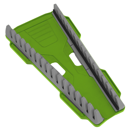 Sealey Reversible Spanner Rack 16pc Hi-Vis Green Model No WR11HV