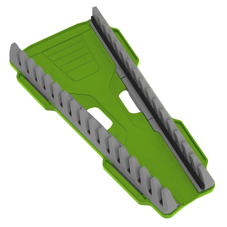 Sealey Reversible Spanner Rack 16pc Hi-Vis Green Model No WR11HV