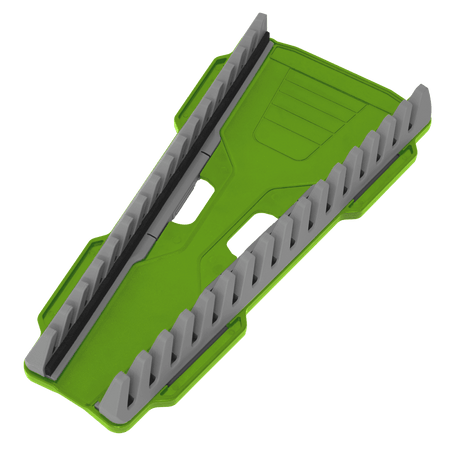 Sealey Reversible Spanner Rack 16pc Hi-Vis Green Model No WR11HV