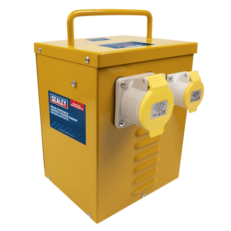 Sealey 5kVA Portable Vented Transformer 16/32A Outlets Model No WST5000MV/2