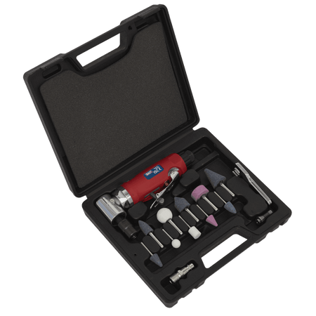 Sealey Generation 90° Angle Air Die Grinder Kit 15pc Model No- GSA675