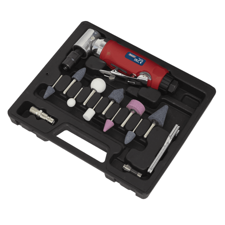 Sealey Generation 90° Angle Air Die Grinder Kit 15pc Model No- GSA675