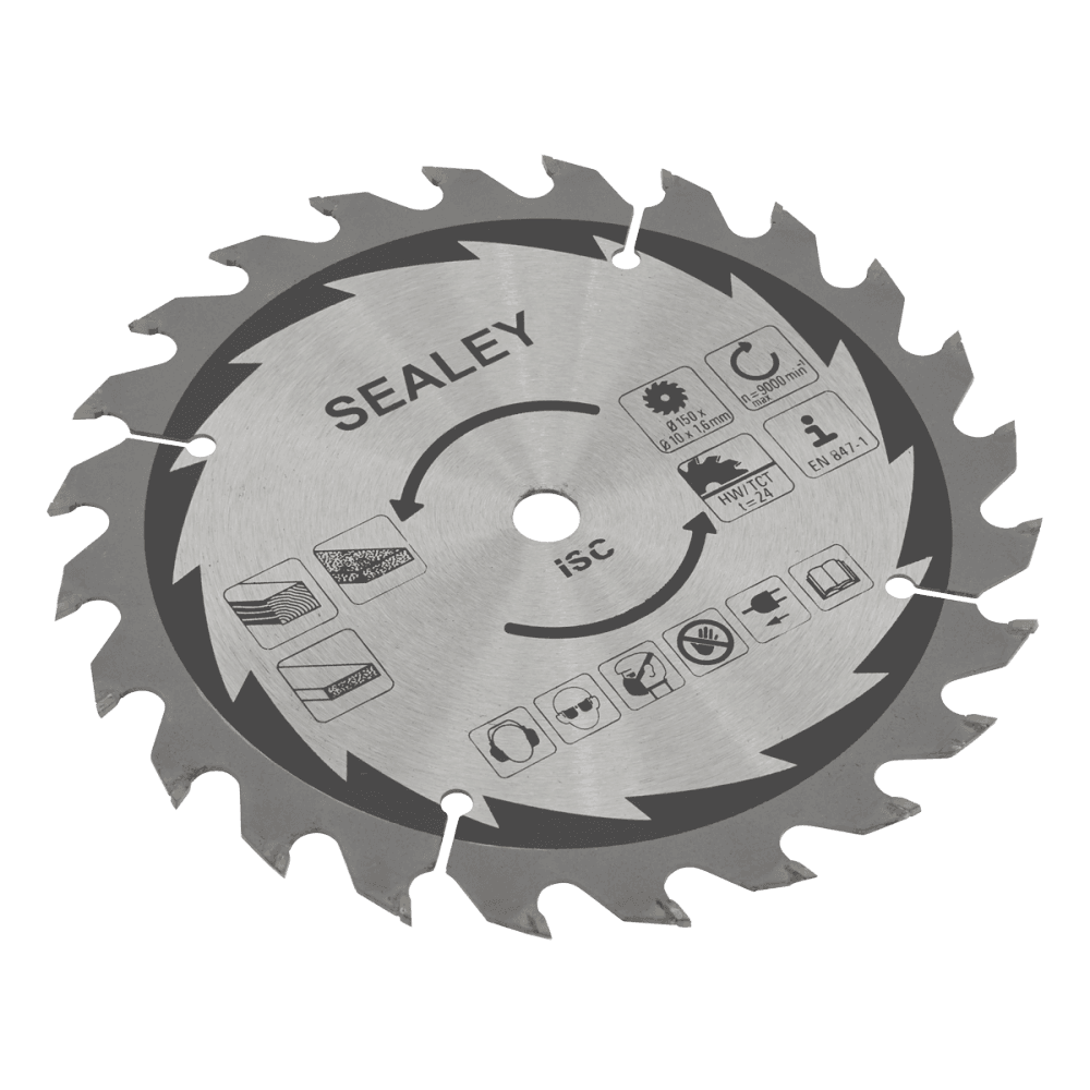 Sealey Cut-Off Saw Blade 150 x 1.6mm/10mm 24tpu Model No- CP20VCS.03