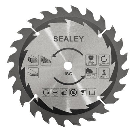 Sealey Cut-Off Saw Blade 150 x 1.6mm/10mm 24tpu Model No- CP20VCS.03