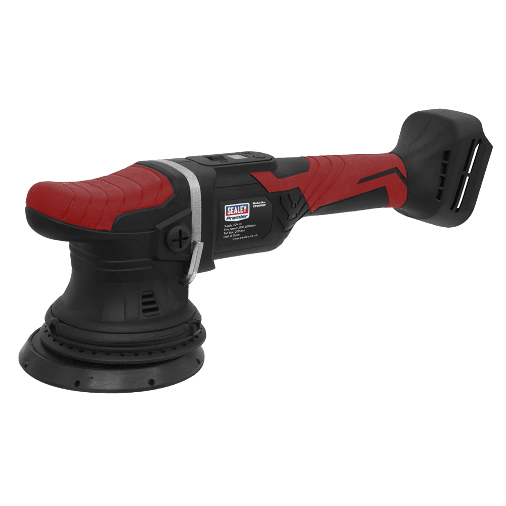 Sealey Premier SV20 Series 125mm Cordless Orbital Polisher 20V - Body Only Model No- CP20VOP