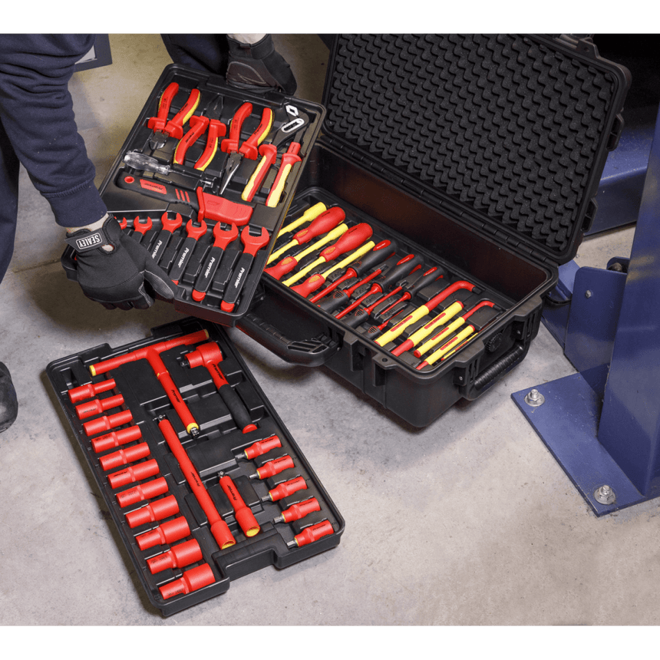 Sealey 1000V Insulated Tool Kit 3/8"Sq Drive 50pc Model No- AK7938