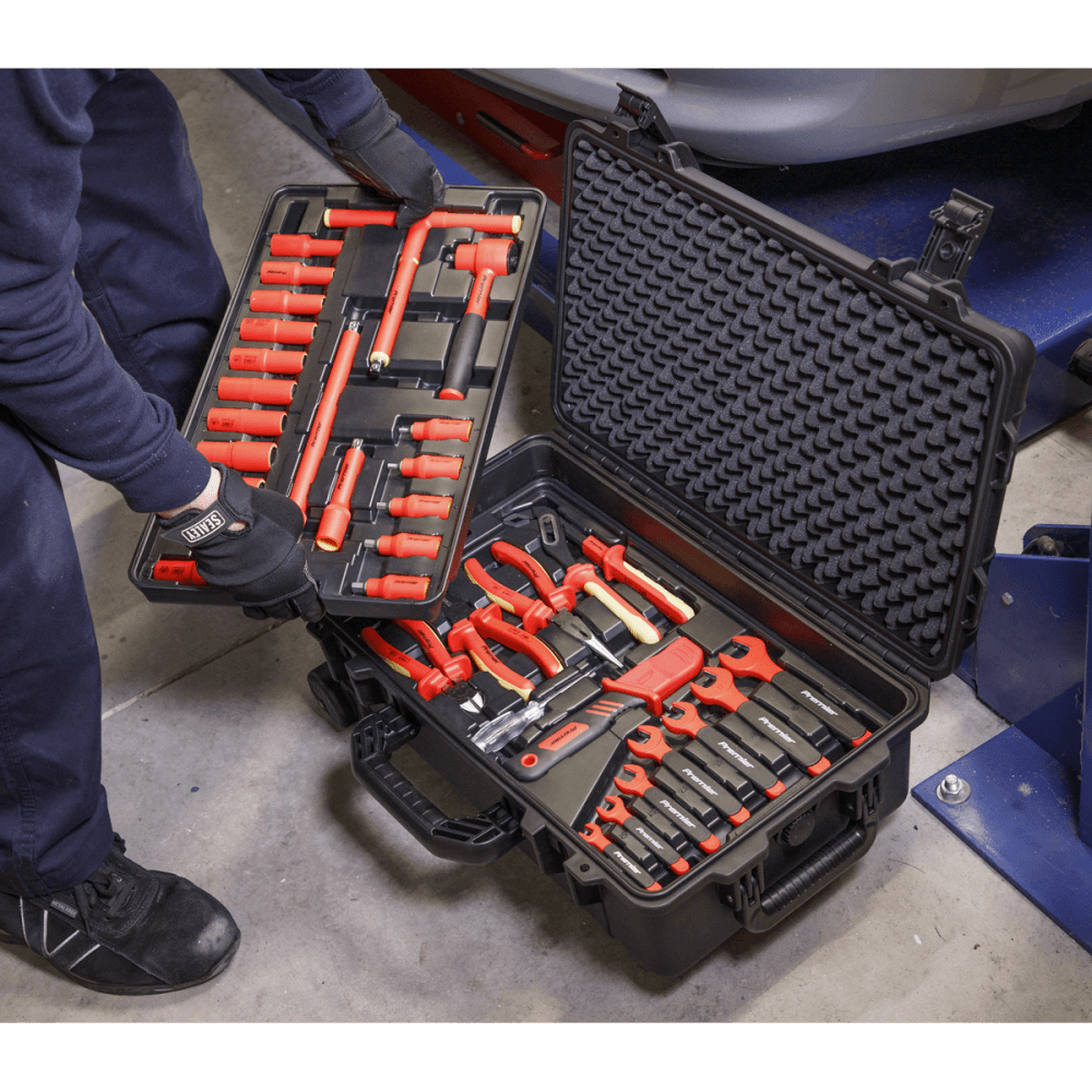 Sealey 1000V Insulated Tool Kit 3/8"Sq Drive 50pc Model No- AK7938