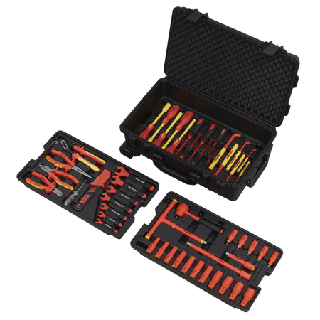 Sealey 1000V Insulated Tool Kit 3/8"Sq Drive 50pc Model No- AK7938