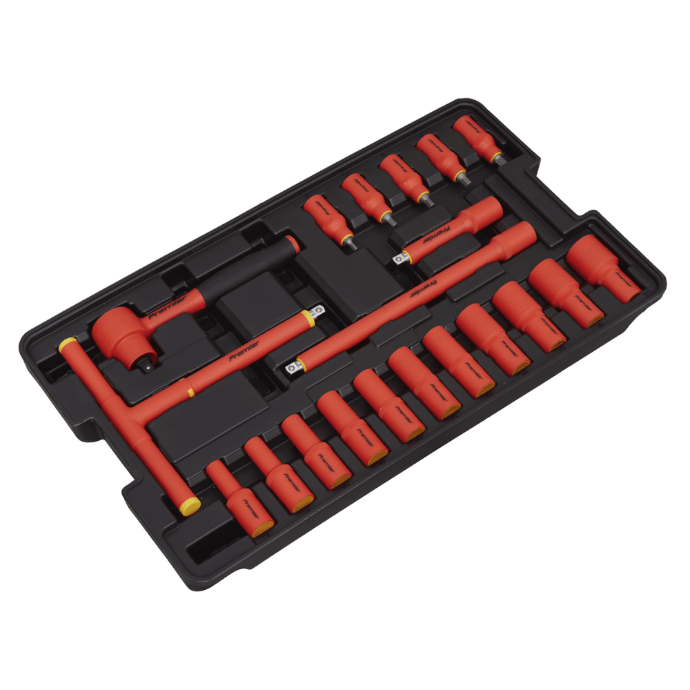Sealey 1000V Insulated Tool Kit 3/8"Sq Drive 50pc Model No- AK7938