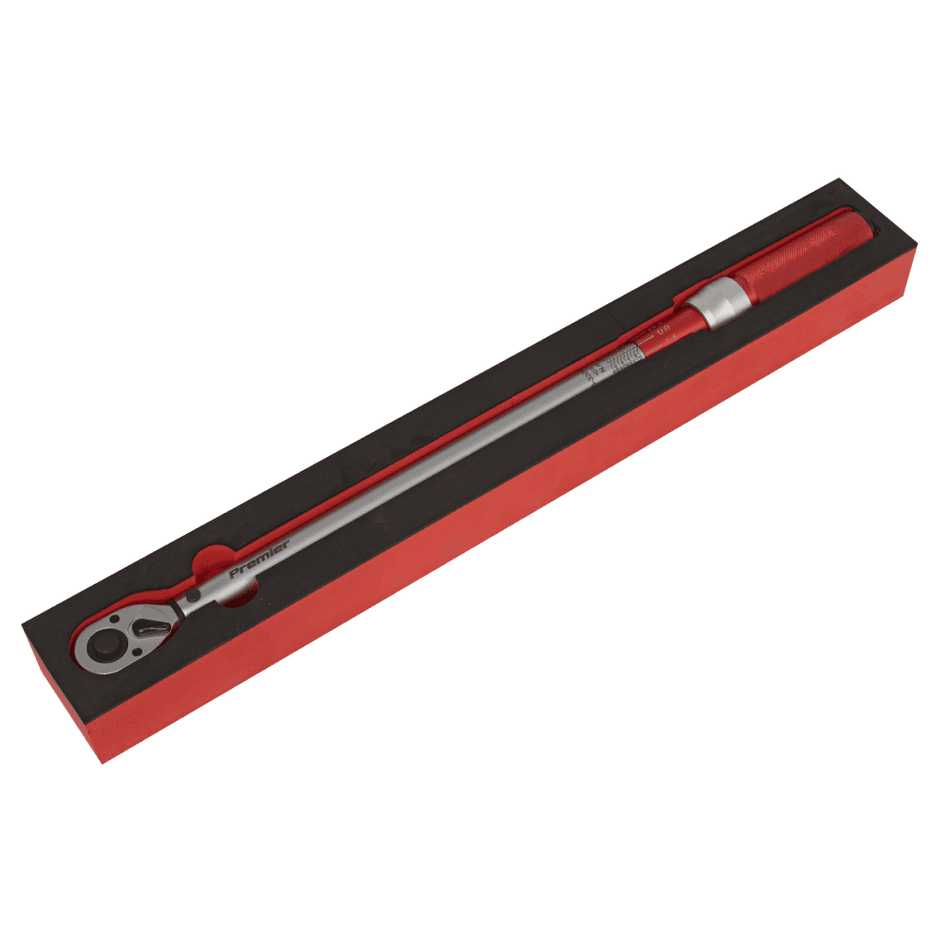 Sealey Torque Wrench Micrometer Style 1/2"Sq Drive 60-330Nm - Calibrated Model No- STW905