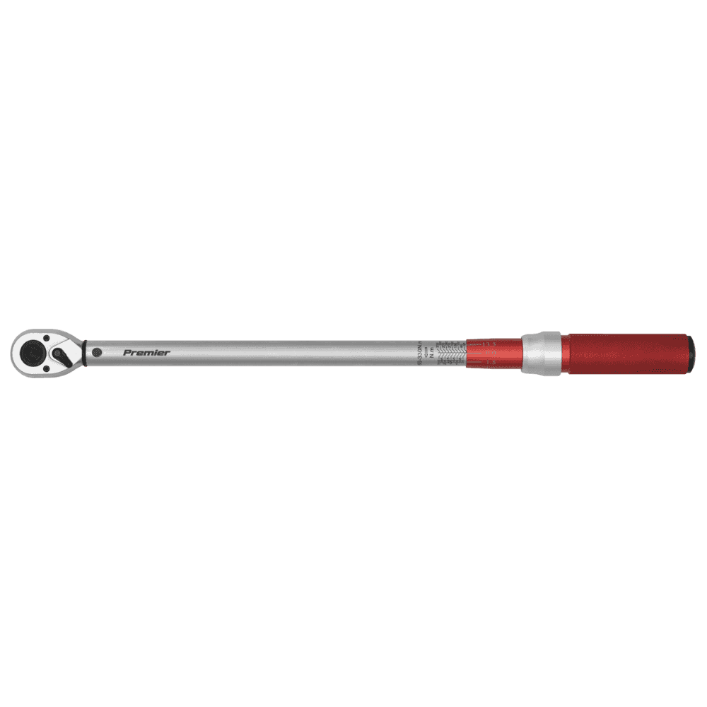 Sealey Premier Calibrated Micrometer Torque Wrench 1/2"Sq Drive 60-330Nm Model No- STW905