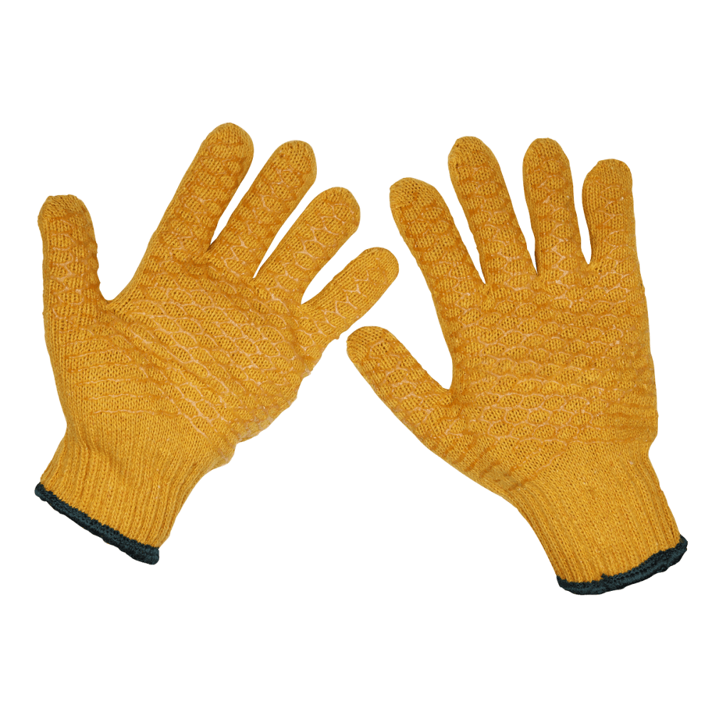 Sealey Anti-Slip Handling Gloves - Pack of 12 Pairs Model No- SSP33/12