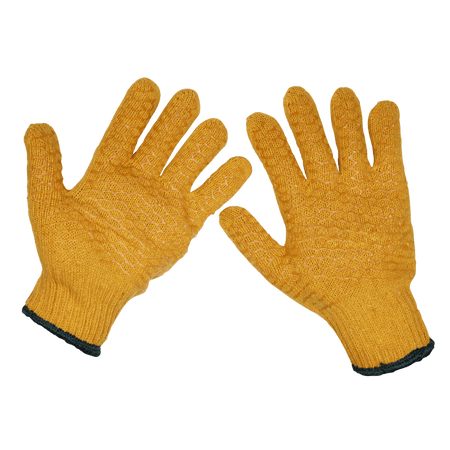 Sealey Anti-Slip Handling Gloves - Pack of 12 Pairs Model No- SSP33/12