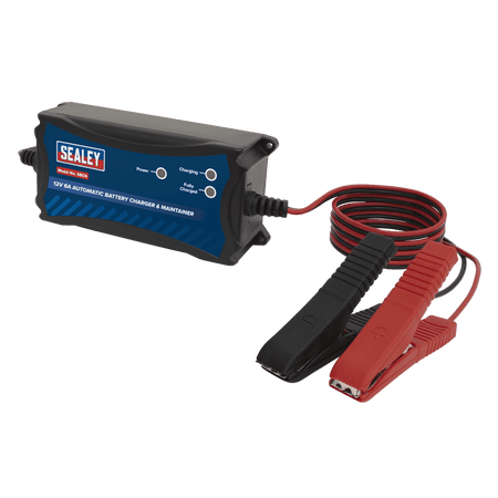 Sealey Battery Charger & Maintainer 12V 6A Automatic Model No- SBC6