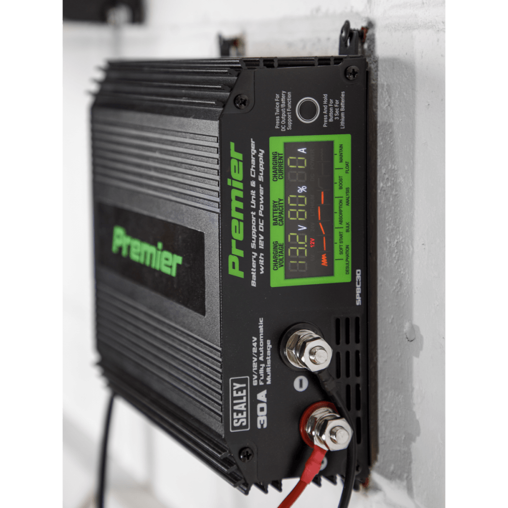 Sealey Battery Support Unit & Charger 30A Model No- SPBC30