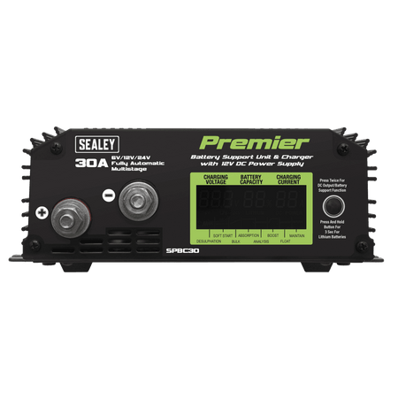 Sealey Battery Support Unit & Charger 30A Model No- SPBC30