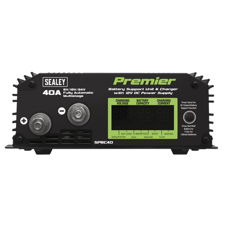 Sealey Battery Support Unit & Charger 40A Model No- SPBC40