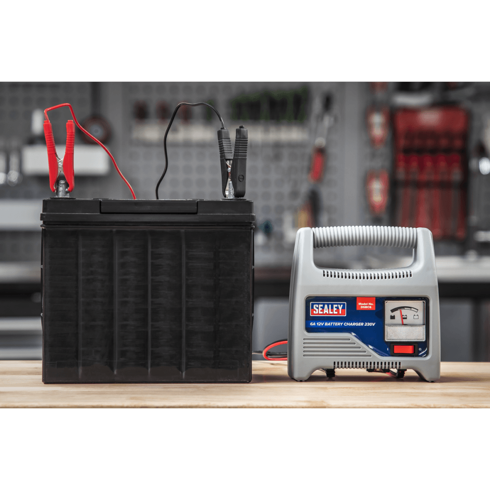 Sealey Battery Charger 12V 6A 230V Model No- DSBC6