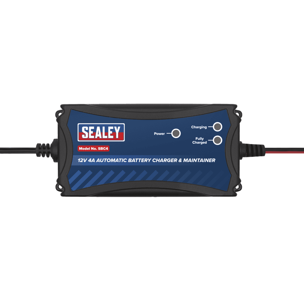 Sealey Battery Charger & Maintainer 12V 4A  Automatic Model No- SBC4