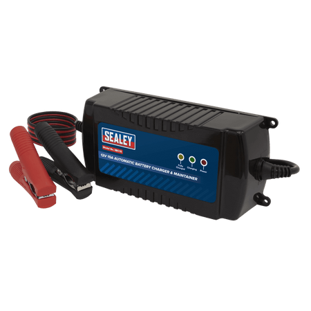 Sealey Battery Charger & Maintainer 12V 15A Automatic Model No- SBC15