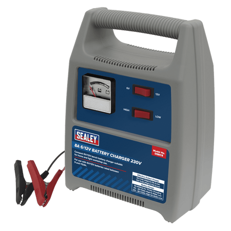 Sealey Battery Charger 8A 6/12V 230V Model No- DSBC8