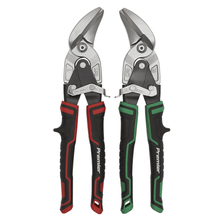 Sealey High Leverage Offset Aviation Tin Snip Set 2pc Model No- AK69072