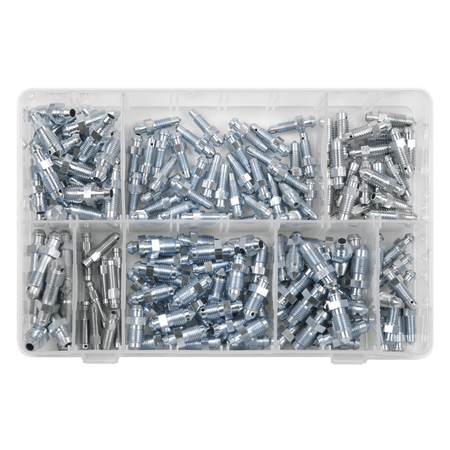Sealey Bleed Nipple Assorted Box 160pc Model No- AB160BN