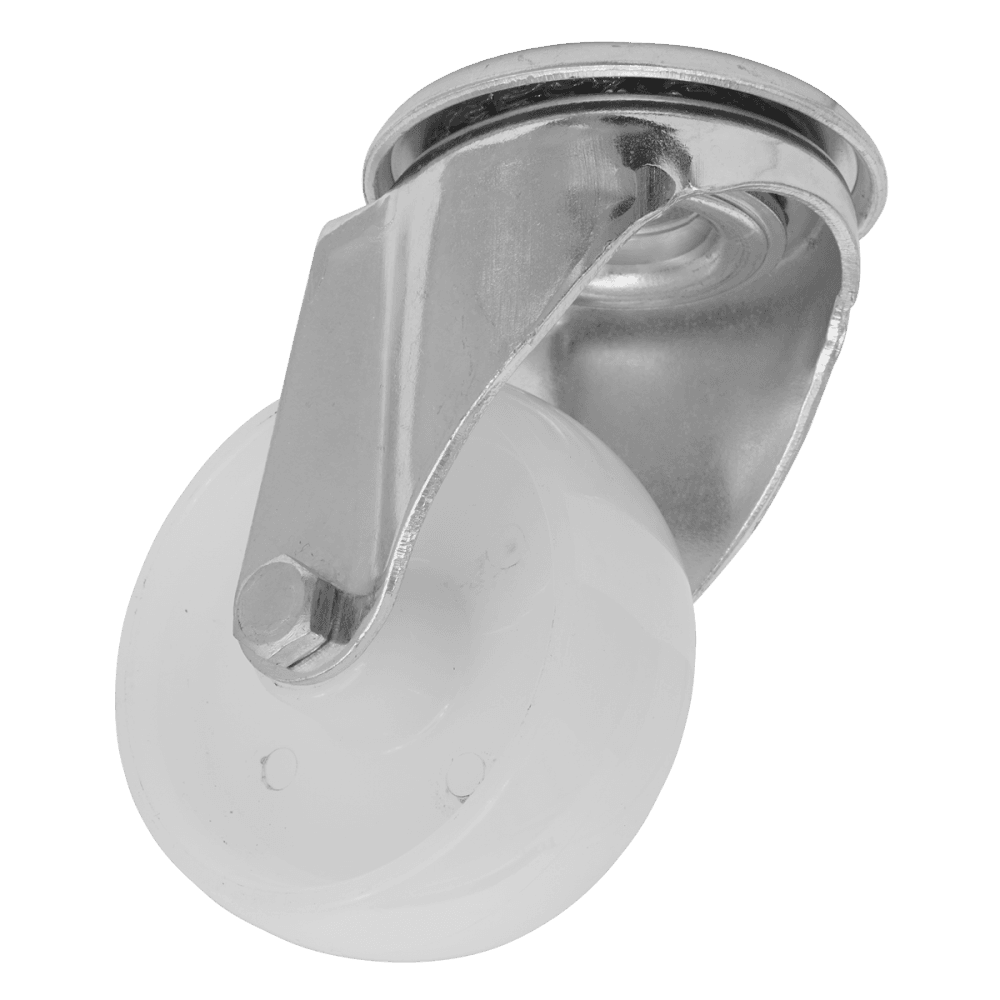 Sealey Heavy-Duty Nylon Castor Wheel Bolt Hole 80mm - Trade Model No- SCW480SBEM